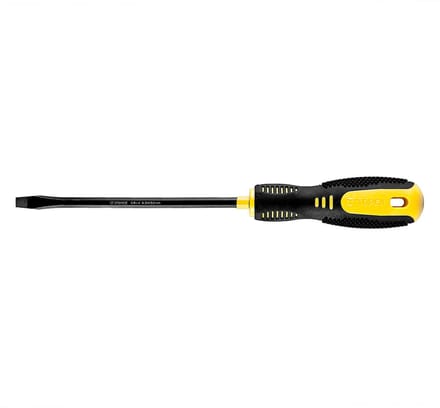 TOPEX - Schroevendraaier Serie - Platte Schroevendraaier - 6.5 x 150 mm - Ergonomische Handgreep