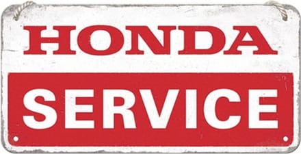 Hangend Bord Honda Motorcycle Service