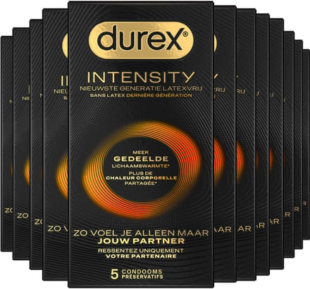 Durex Condooms Intensity 5st - 12 Stuks - Voordeelverpakking