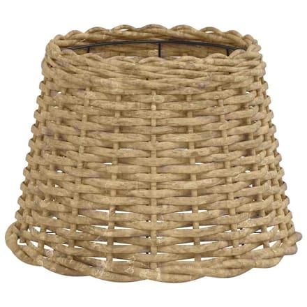 vidaXL - Lampenkap - Ø30x20 - cm - wicker - bruin