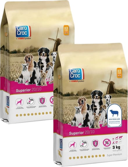 Carocroc Superior - Lam&Granen - Hondenvoer - 2 x 3 kg