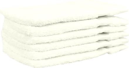 Dusk till Dawn Washand 16x21 cm 650 gram/m2 Ivoor - Set van 6
