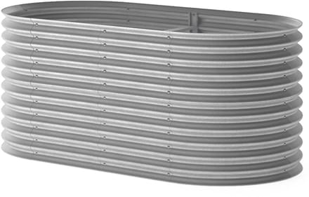 OK-Living Hoogbed – 200 x 100 cm Zilver