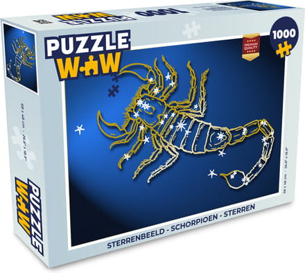 Puzzel Sterrenbeeld - Schorpioen - Sterren - Legpuzzel - Puzzel 1000 stukjes volwassenen
