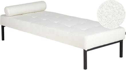 BELIANI CHINON - Chaise longue - Wit - Bouclé