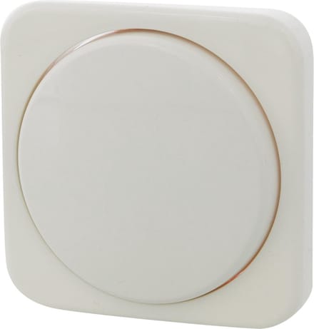 BUSCH-JAEGER REFLEX CENTRAALPLAAT MET KNOP VOOR DIMMER POLARWIT