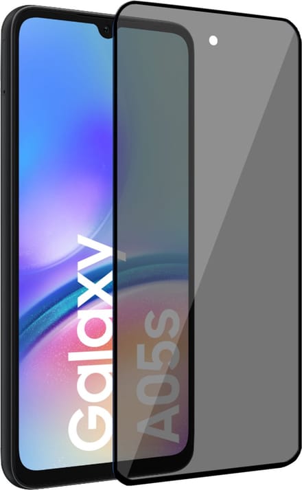 Geschikt voor Samsung Galaxy A05s - Privacy Screenprotector - Beschermglas - Privé GuardCover