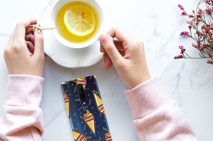 OnePlus 7 Pro Siliconen Case Icecream
