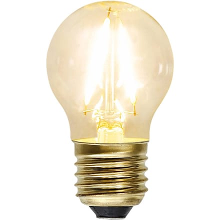 Kogellamp - E27 - 1.5W - Super Warm Wit <2200K - Filament - Helder