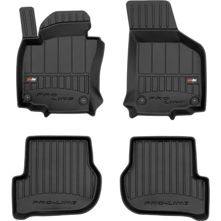 Frogum - No.77 - VW Golf V 2003-2008 - Automatten set - 3D Bakmatten - TPE Rubber - 6 cm Rand