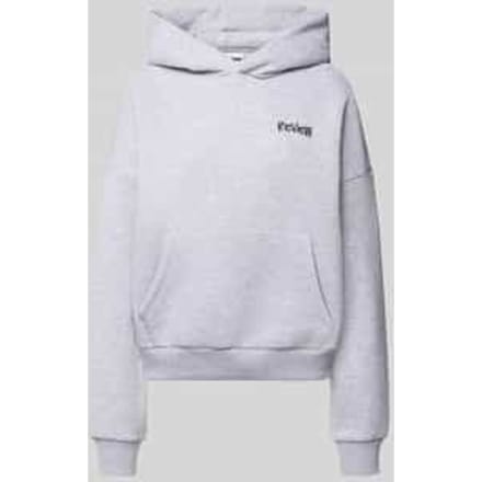 Oversized hoodie met labelprint