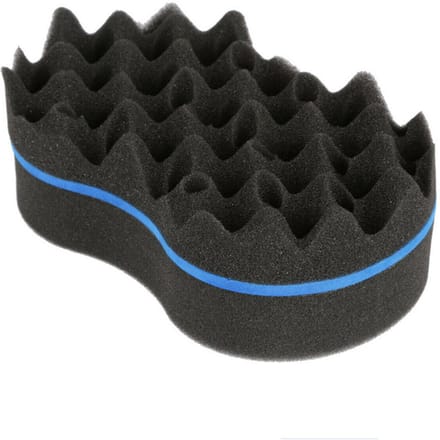 Wave Kapper Haarborstel Spons Gereedschap Dreads Afro Locs Twist Curls Coil Braids black