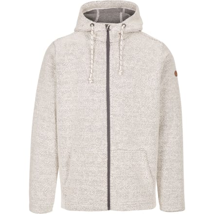 Trespass Heren Hoodie Scawton met rits (Off White Marl)