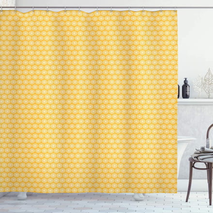 ABAKUHAUS Douchegordijn Shabby Blossom – 175x180 cm – Polyester