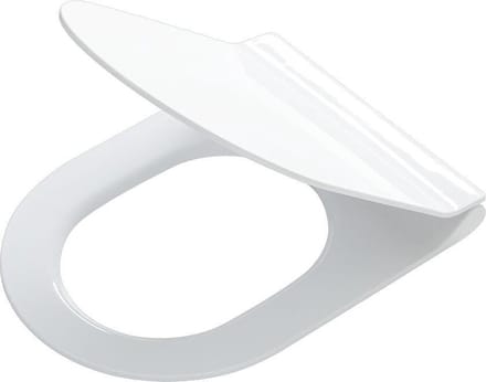 Tiger Veiros - WC Bril - D-vorm - softclose - Thermoplast - Wit