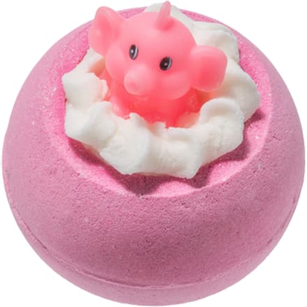Bomb Cosmetics - Bath Blaster ø 7,5 cm - Šumivá koupelová bomba Růžový slon a limonáda