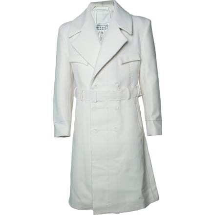 Maison Martin Margiela, Off-white Melton-jas