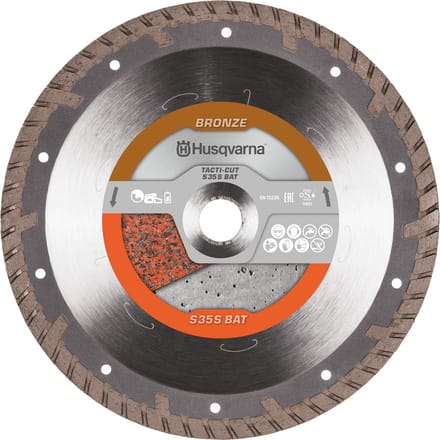 Husqvarna tacti-cut s35s bat 230 10 22.2
