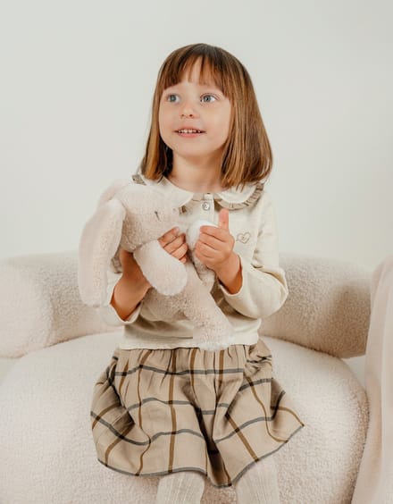 Noukie's - Jurk - Beige - 3 jaar 98