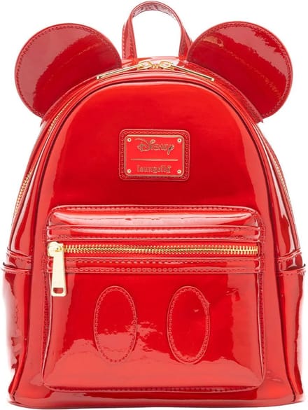 Disney Loungefly Backpack Mickey Red Oil Slick