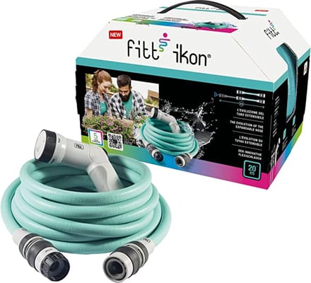 Fitt Ikon Uitzetbare Tuinslang - 20m - Aquamarijn