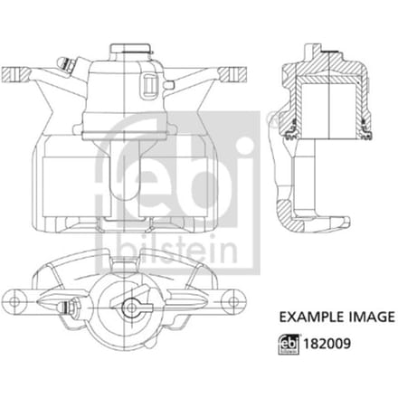 Remklauw FEBI BILSTEIN 182009, voor links