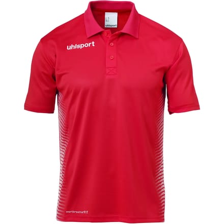 Uhlsport Score Polo Shirt Rood-Wit Maat M