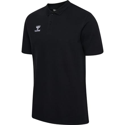 Hummel Mann Polo Regular Fit mit traditionellem Kraag Logo Stretch