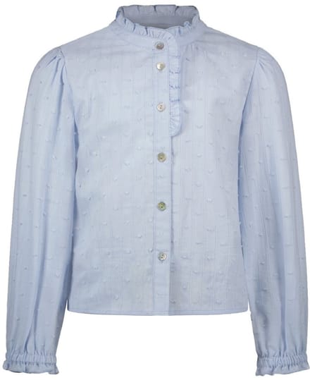 Like Flo winter blouse meisjes - blauw - Cleo - geweven