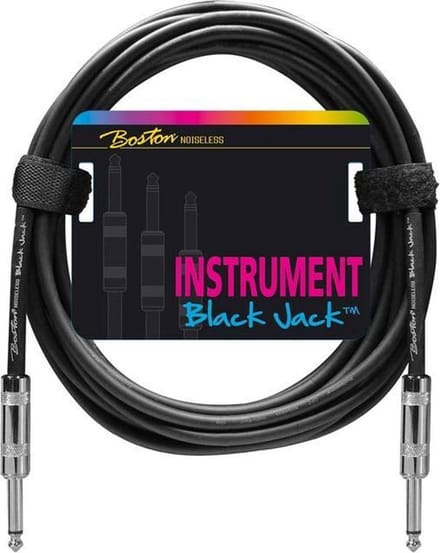 Gitaarkabel - Boston GC-220-6 - Black Jack - Recht - 6 meter