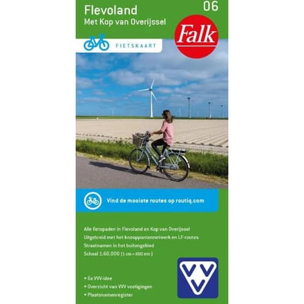 Falk Vvv Fietskaart 06 Flevoland - Falkplan Fietskaart