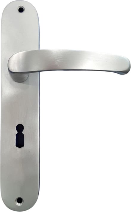Deurkruk sleutelgat 56 mm mat chroom silhoutte