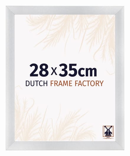 Fotolijst 28x35 cm - MDF - Zilver Mat - Praag