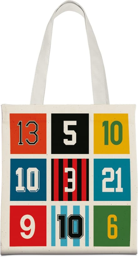 FC Kluif 'Het Rugnummer' Tote Bag - Schoudertas - Voetbal - Canvas tas