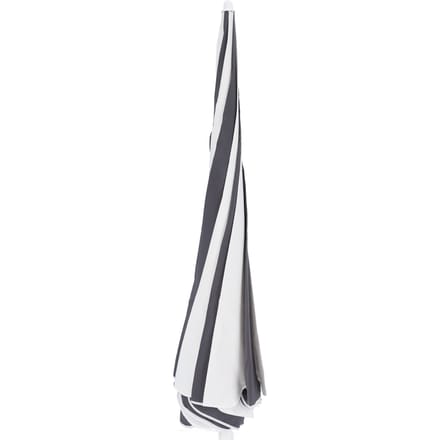 Jan Kurtz Pagoda Parasol gestreept Ø 250 cm - wit/antraciet