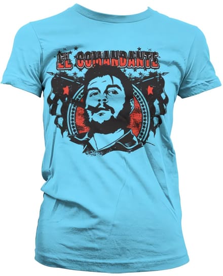 Hybris Dames Che Cigar El Comandante Girly T-shirt SH-5-15520-H30-8