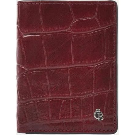 Castelijn en Beerens mini wallet pasjeshouder croco rood