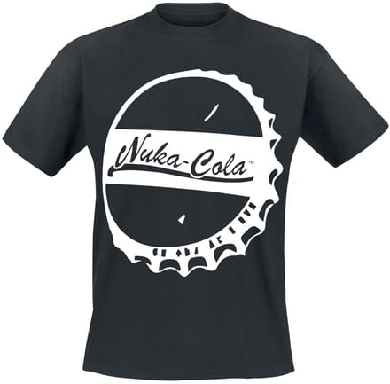 Fallout 4 - Nuka-Cola Bottle Cap Heren T-shirt - zwart - XXL