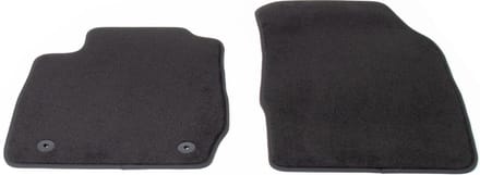 Automatten voor Ford Fiesta MK6 (facelift) (2012-2017) - 2-delig - Velours - Voorzijde