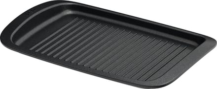 LEO Grillplaat antikleef Graphite 42x27,50cm - Zwart - PFAS-vrij