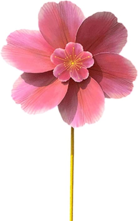 Tuin Windmolen - Kersen Spinner - Tuindecoratie - Kindvriendelijk Materiaal - 67 cm - Roze
