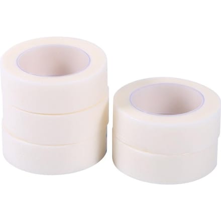 5 rouleaux de ruban adhésif médical pour extensions de cils white
