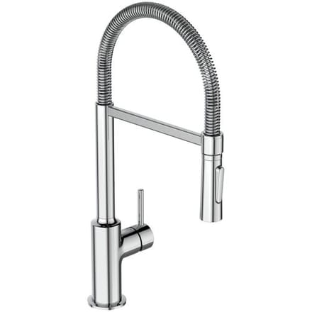 Ideal Standard Ceralook - Semi Profi keukenkraan met flexibele uitloop, BlueStart, chroom BC302AA
