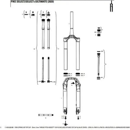 Vork Rockshox Top Cap Db Splined 35mm