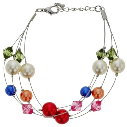 Behave - Parelarmband multicolor - Vrolijk detail zomeroutfit