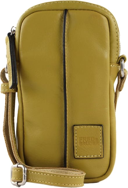 FREDsBRUDER Telefoontasje Schoudertas FB Bulky Cellphone Bag Crazy Limo Mosterdgeel