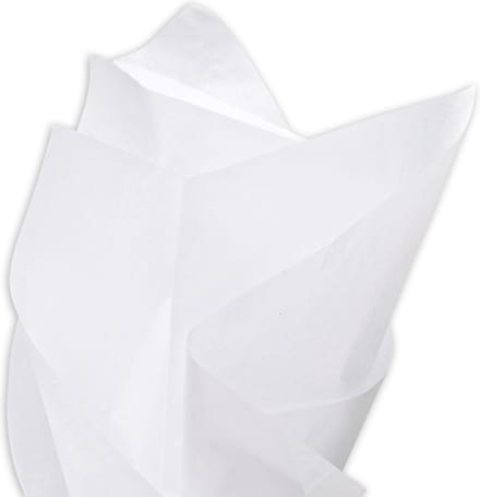 Zijdepapier - Wit - 50 x 75 cm - 17 gr - 240 vel Vloeipapier (Premium)