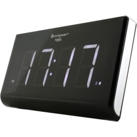 Soundmaster UR8400 Jumbo LED wekkerradio met dimbaar display