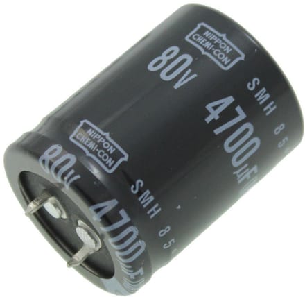Radiaal 4700µF 80V Snap-In Elektrolytische Condensator - tot 85°C
