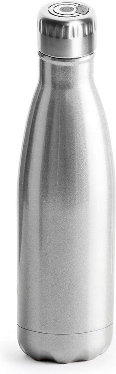 Sagaform - Drinkfles - Met Speaker- Staal - 50ml - Zilver